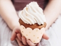 PAPILOTKI NA MUFFINKI ECRU 6szt