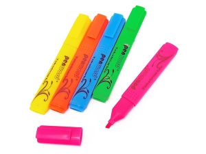 ZAKREŚLACZE MIX 5szt