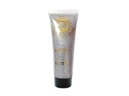 FARBKA W TUBCE BROKATOWA SREBRNA 20ml