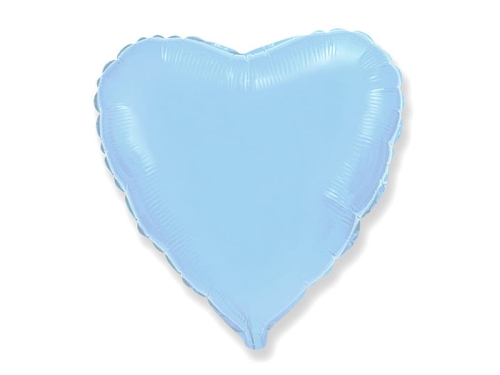 BALON SERCE BŁĘKIT 30'' 75cm