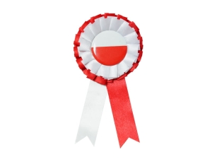 KOTYLION PODWÓJNY FLAGA BIAŁO-CZERWONY