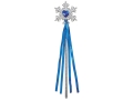 RÓŻDŻKA ŚNIEŻYNKA SERCE SREBRNA 34cm