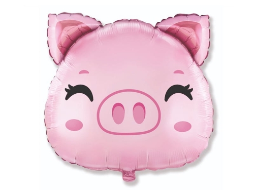 BALON ŚWINKA RÓŻOWY 24'' 61cm