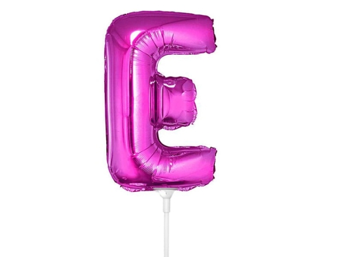 BALON LITERA E RÓŻOWY 14'' 36cm