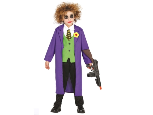 STRÓJ JOKER FIOLETOWO-ZIELONY 110-115