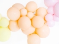 BALON JASNY BRZOSKWINIOWY PASTEL 12cm 1szt