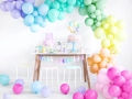 BALON JASNY BRZOSKWINIOWY PASTEL 12cm 1szt