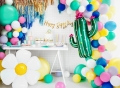 BALON STOKROTKA BIAŁY 30" 75cm