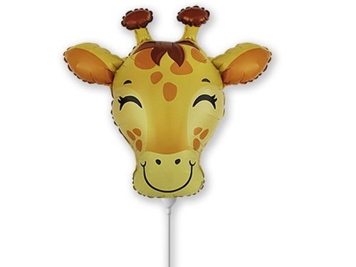 BALON ŻYRAFA BRĄZOWY 14'' 36cm