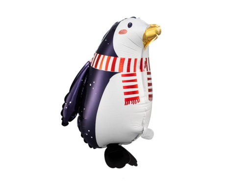 BALON PINGWIN Z SZALIKIEM 17'' 42cm