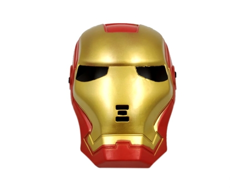 MASKA IRON MAN PLASTIKOWA CZERWONO-ZŁOTA