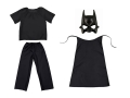 ZESTAW BATMAN CZARNY 116-128 4el