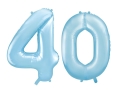 BALONY 40 NIEBIESKIE 34'' 86cm 2szt