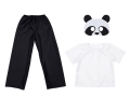 ZESTAW PANDA BIAŁO-CZARNY 98-110