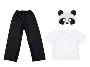 ZESTAW PANDA BIAŁO-CZARNY 98-110 3el