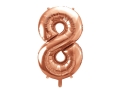 BALONY 80 RÓŻOWE ZŁOTO  34'' 2szt
