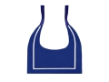ZESTAW MARYNARZ BIAŁO-NIEBIESKI 3el