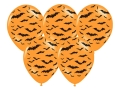 BALONY POMARAŃCZ NIETOPERZE 30cm 5szt