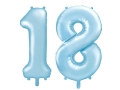 BALONY 18 NIEBIESKIE 34'' 86cm 2szt