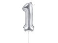 BALONY 18 SREBRNE 14'' 2szt