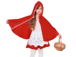 ZESTAW CZERWONY KAPTUREK 116-128 4el