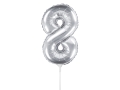 BALONY 18 SREBRNE 14'' 2szt