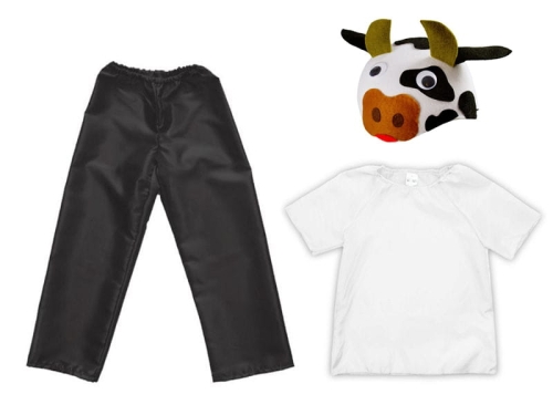 ZESTAW KRÓWKA BIAŁO-CZARNY 98-110 3el
