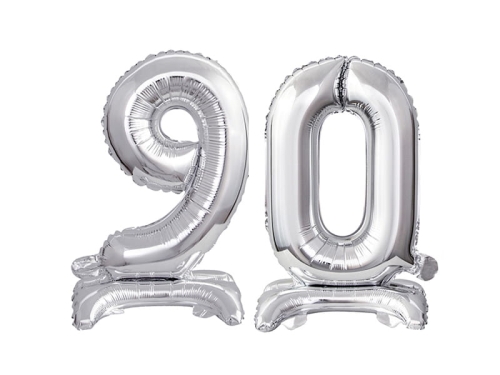 BALONY 90 SREBRNE 15'' 38cm 2szt