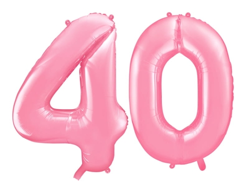 BALONY 40 RÓŻOWE 34'' 86cm 2szt