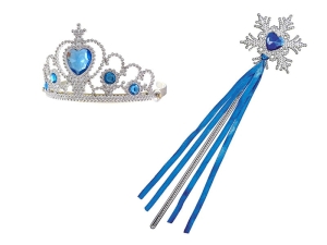 ZESTAW ELSA FROZEN BŁĘKITNY 2el