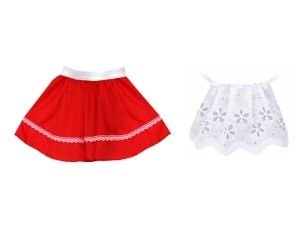 ZESTAW CZERWONY KAPTUREK 2el