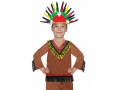 ZESTAW INDIANIN BRĄZOWY 116-128 3el
