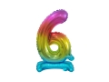 BALONY 60 TĘCZOWE 15'' 38cm 2szt