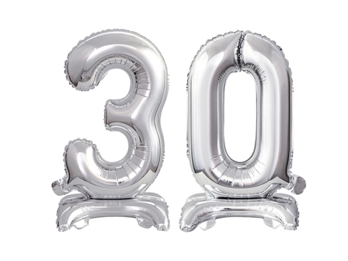 BALONY 30 SREBRNE 15'' 38cm 2szt