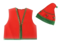 ZESTAW ELF CZERWONY 2el