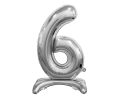BALONY 60 SREBRNE 29'' 74cm 2szt