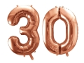 BALONY 30 RÓŻOWE ZŁOTO 34'' 2szt