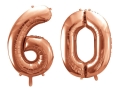 BALONY 60 RÓŻOWE ZŁOTO 34'' 2szt