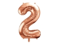 BALONY 20 RÓŻOWE ZŁOTO 34'' 2szt