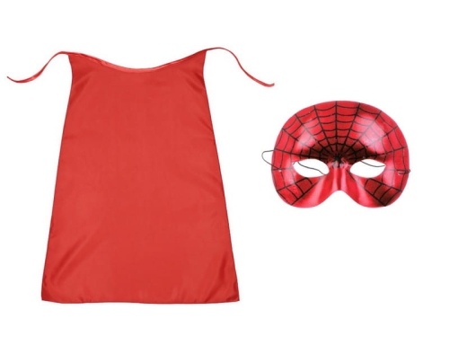 ZESTAW SUPERBOHATER CZERWONY PELERYNA 90cm 2el