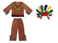 ZESTAW INDIANIN BRĄZOWY 134-140 3el