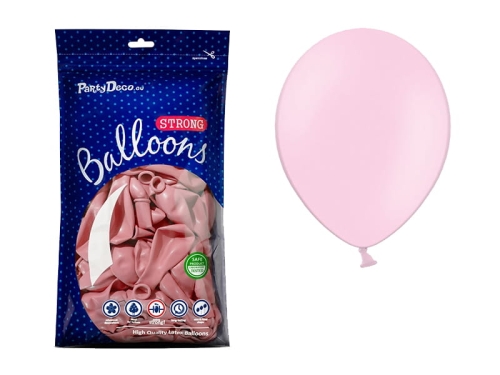 BALONY JASNORÓŻOWE PASTEL 30cm 100szt