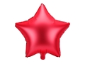 BALON GWIAZDKA CZERWONY 19'' 48cm