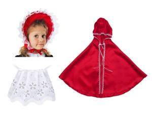 ZESTAW CZERWONY KAPTUREK 3el