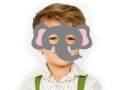 MASKA SŁONIK FILCOWA SZARA