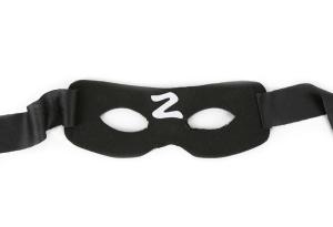 MASKA ZORRO FILCOWA CZARNA