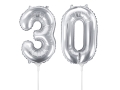 BALONY 30 SREBRNE 14'' 35cm 2szt