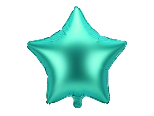 BALON GWIAZDKA ZIELONY 19'' 48cm
