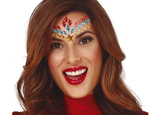 KRYSZTAŁKI NA TWARZ OPASKA SUPERBOHATERA