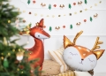 BALON JELONEK BIAŁO-BRĄZOWY 29'' 73cm